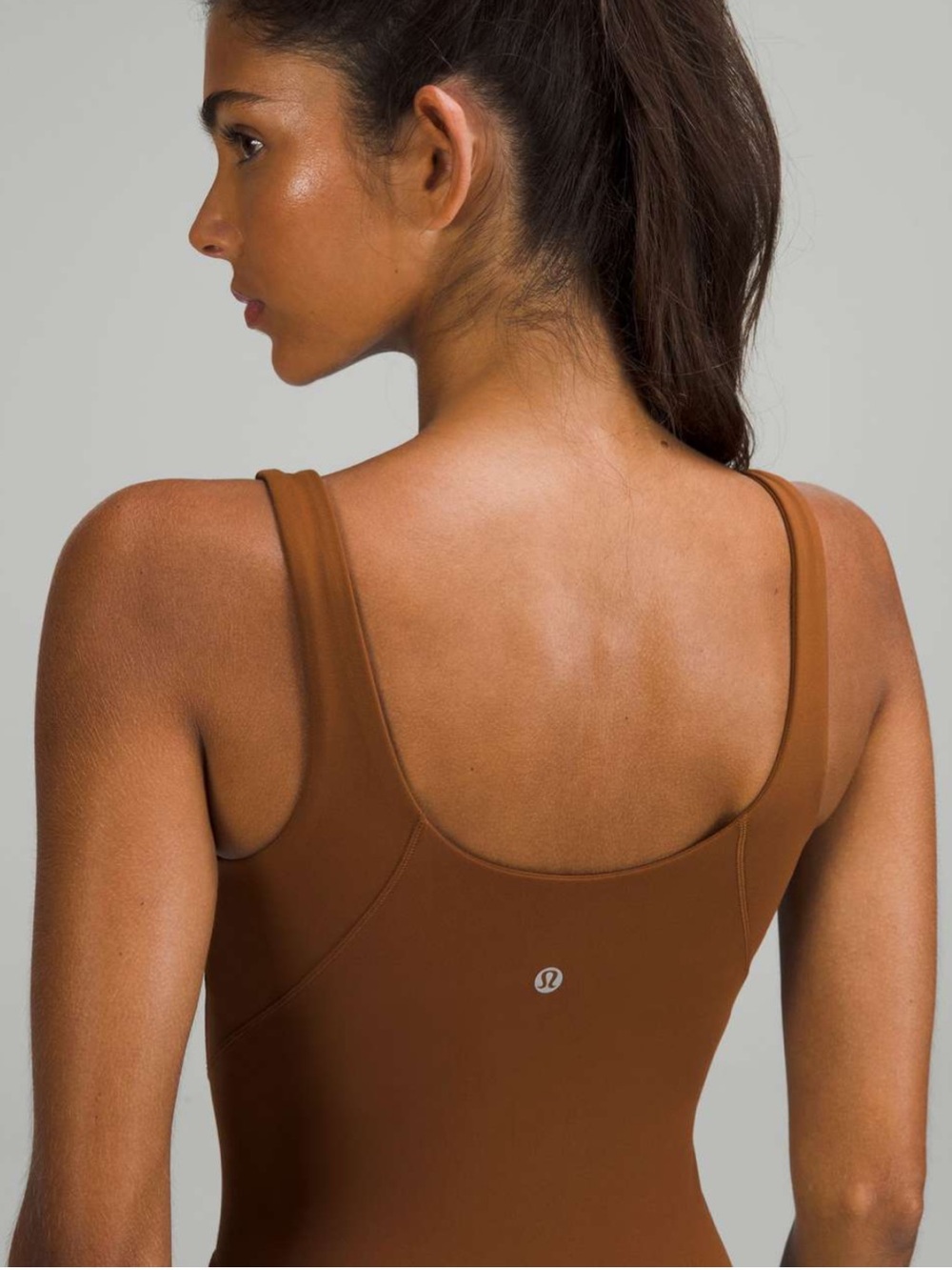 Lululemon Align Bodysuit 25” in Roasted Brown Size 6 yoga athletic loungewear - Picture 3 of 10